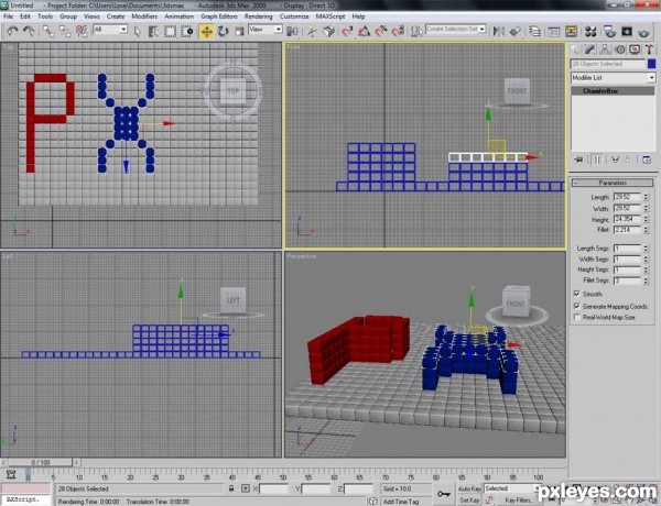 Creation of Blocking PXL: Step 9